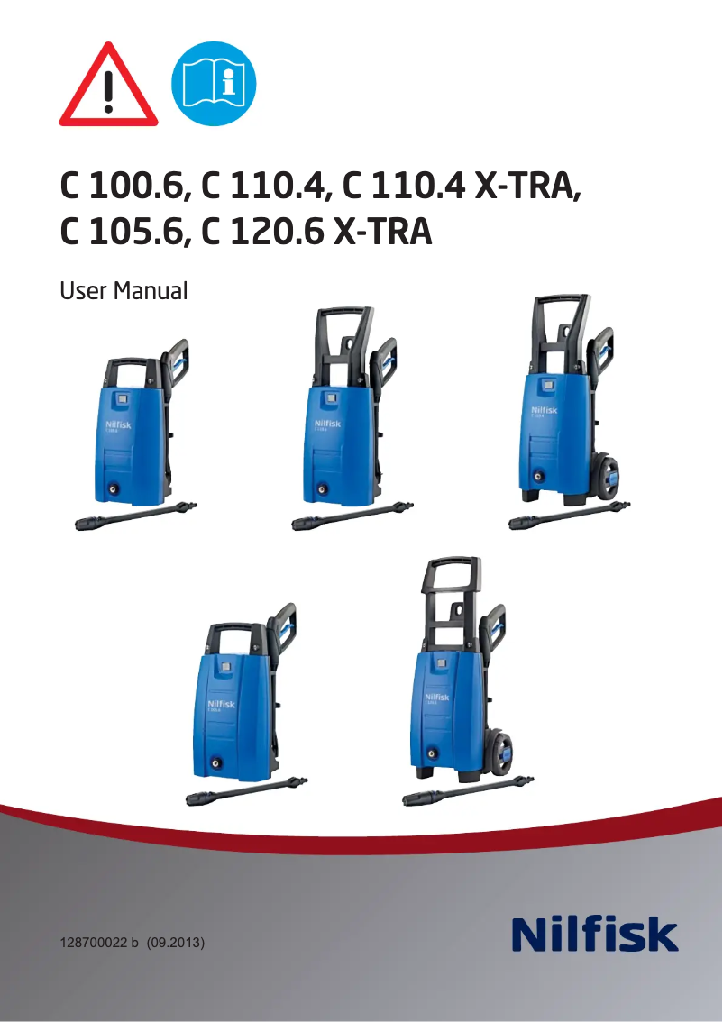 First page image of the manual for C 120.6-6 PCA X-TRA