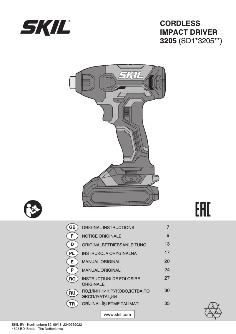 Image de la première page du manuel de l'appareil 3205 CA