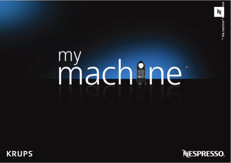 Page 1 of the manual User Manual Krups Nespresso CitiZ XN7001