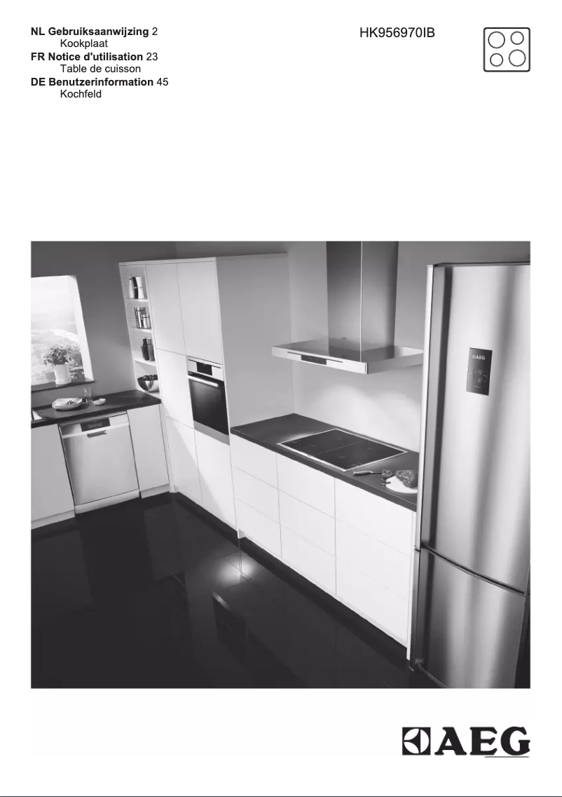 First page image of the manual for HK956970IB