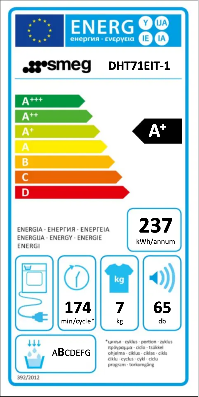 First page image of the manual for DHT71EIT-1