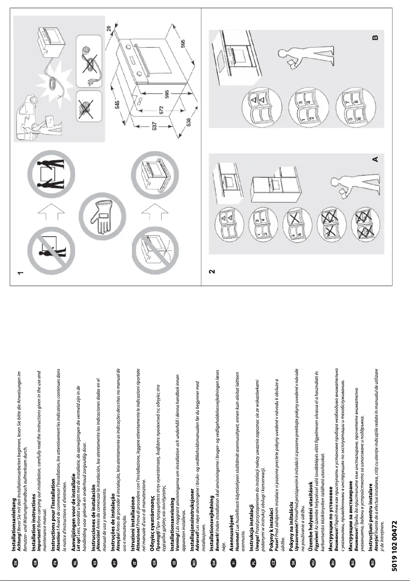 Image de la première page du manuel de l'appareil AKZM754 IX