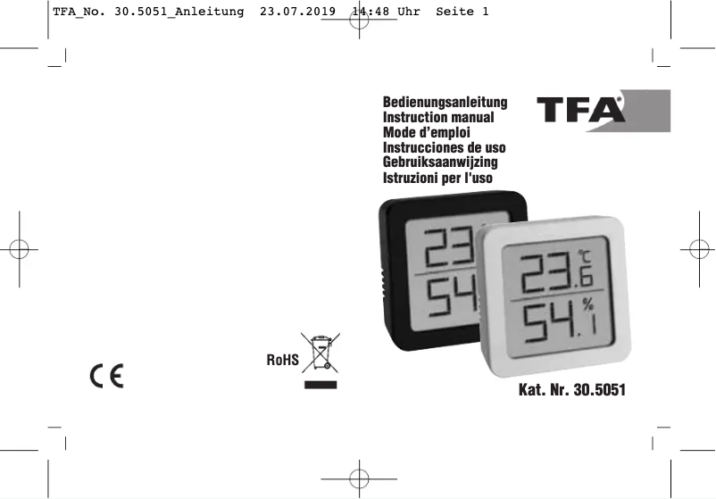 First page image of the manual for 95.2019.54