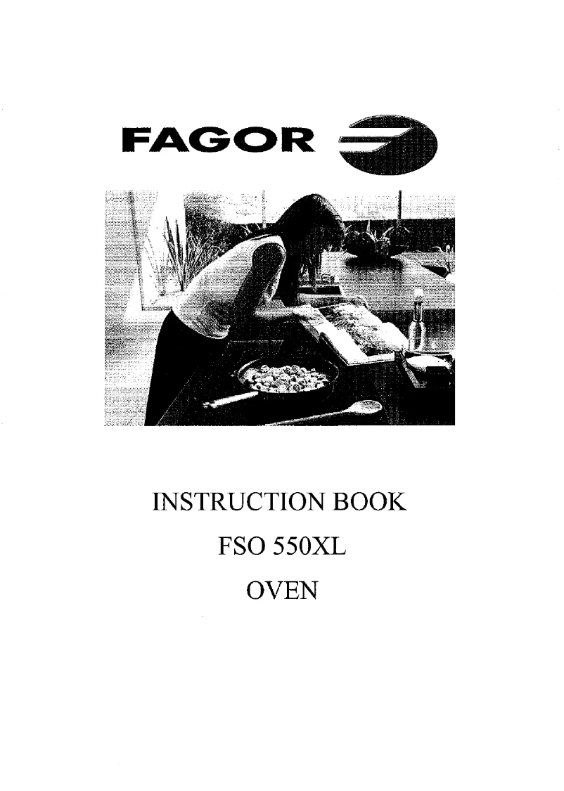 First page image of the manual for FSO 550XL