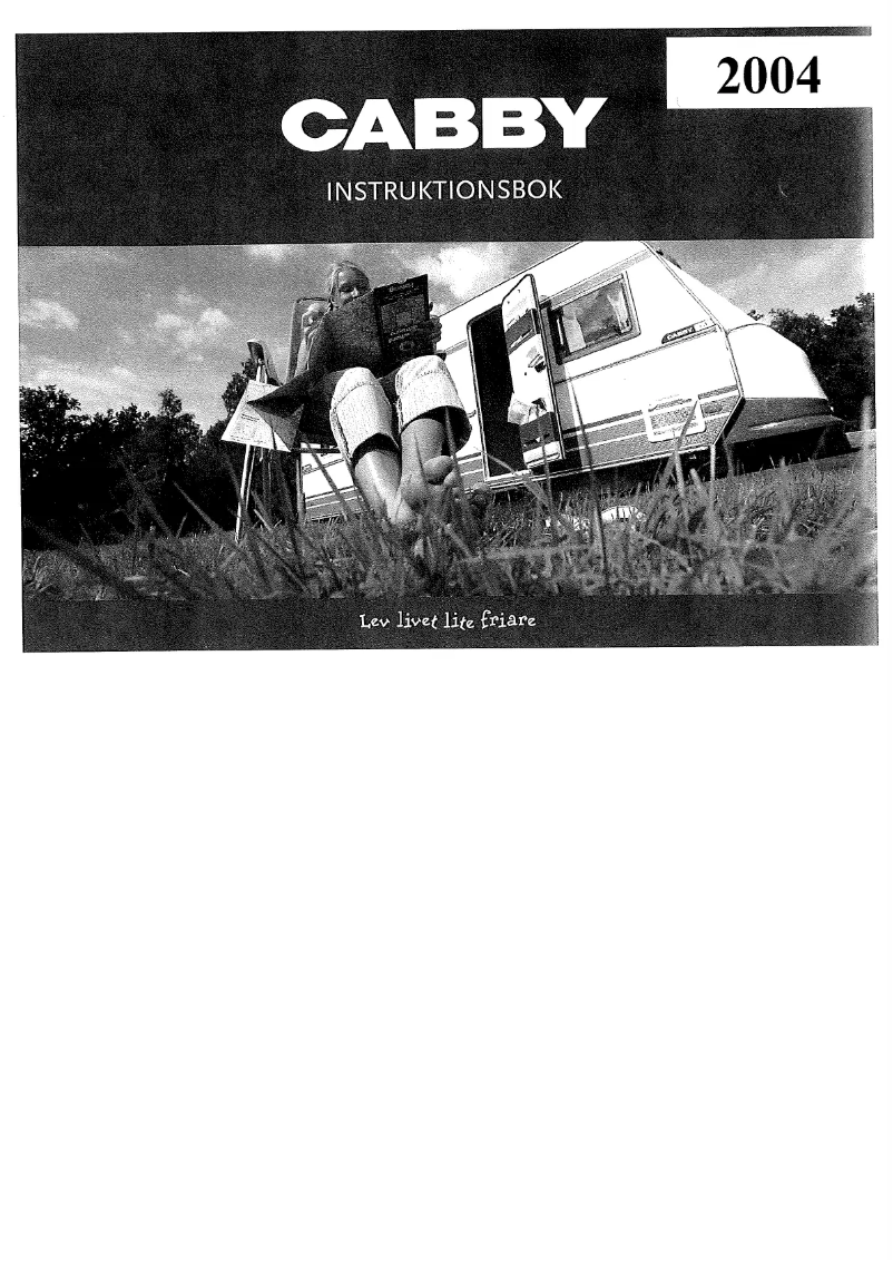 Page 1 of the manual User Manual Cabby 2004