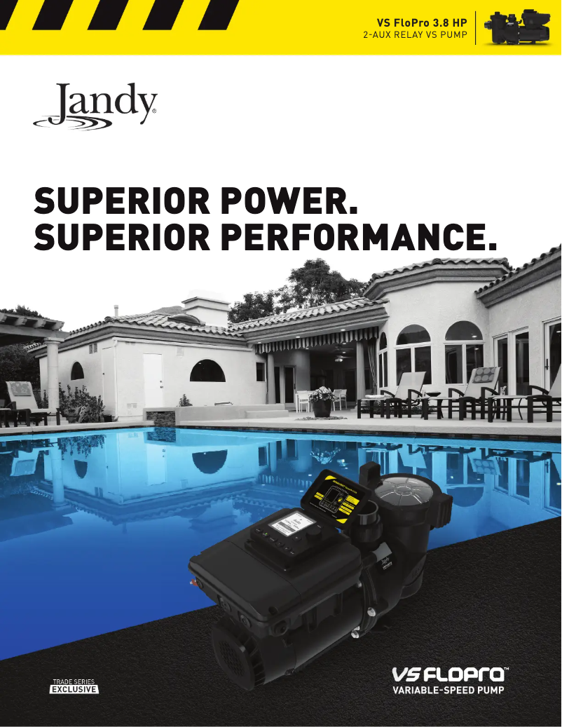 Page 1 of the manual Brochure JANDY VSFHP3802AS