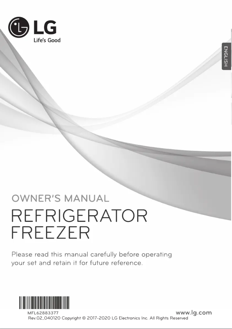 Page 1 of the manual User Manual LG GB-310RWL