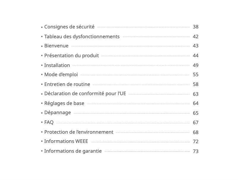 First page image of the manual for S5 Max