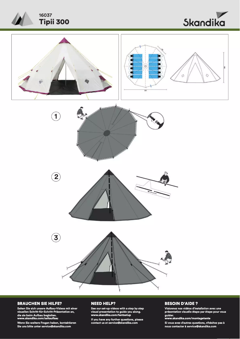 Page 1 of the manual User Manual Skandika Tipii 300