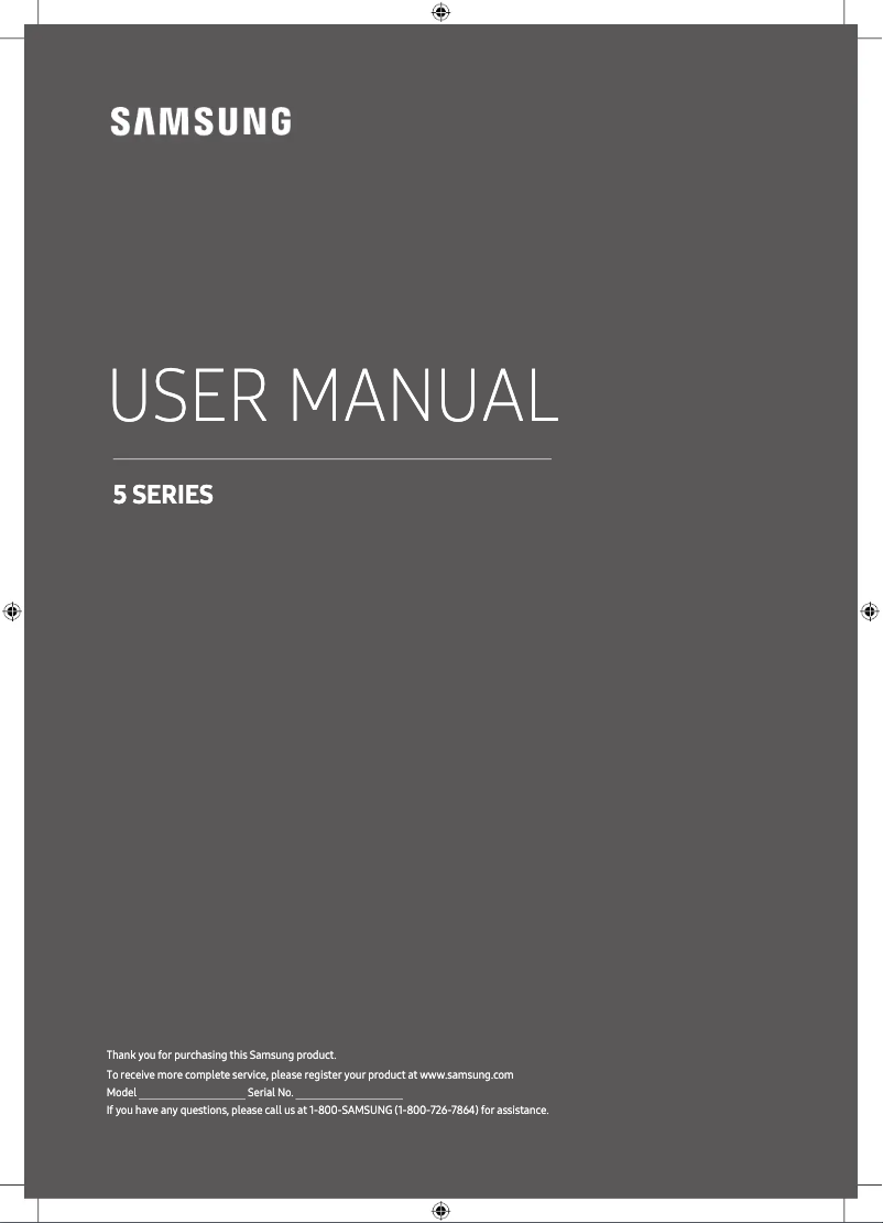 First page image of the manual for N5200