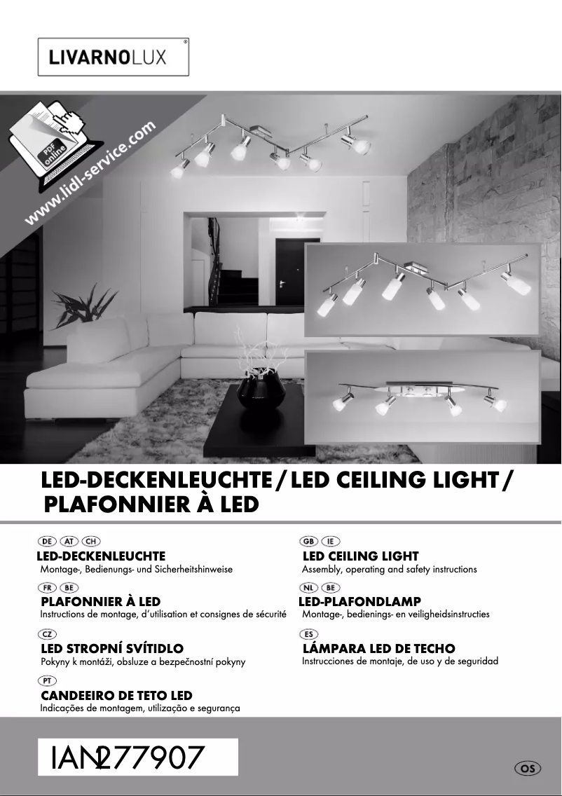 First page image of the manual for IAN 277907