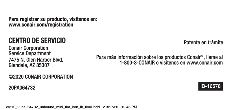 First page image of the manual for CR310