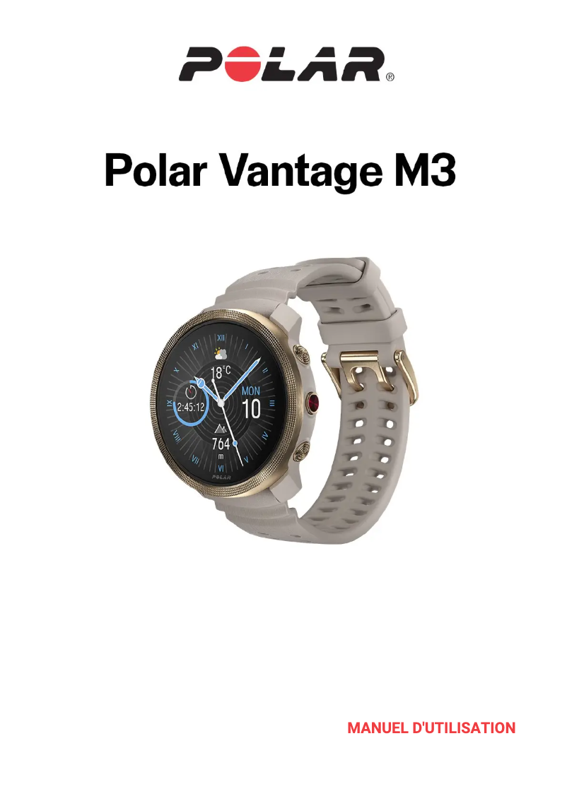 First page image of the manual for Vantage M3