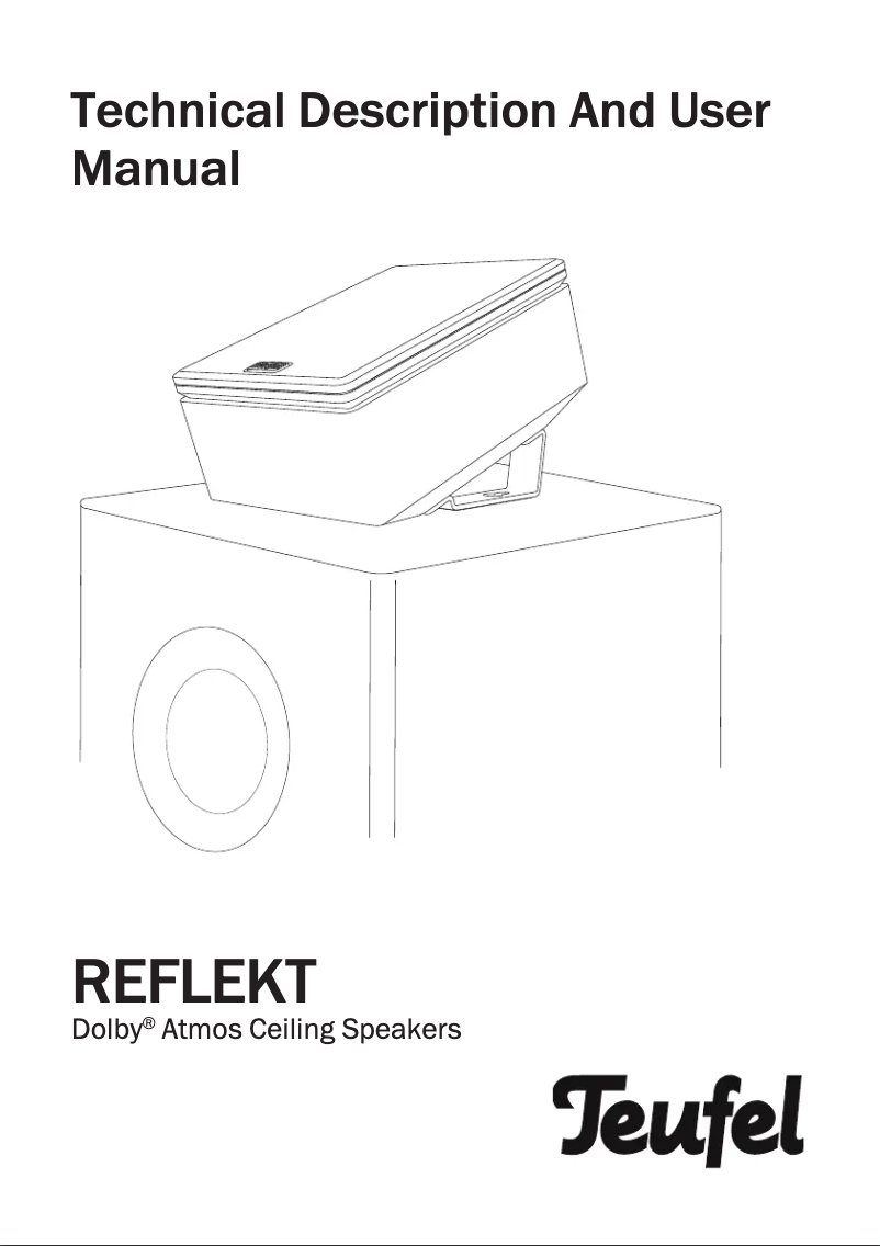 Page 1 of the manual User Manual Teufel Reflekt