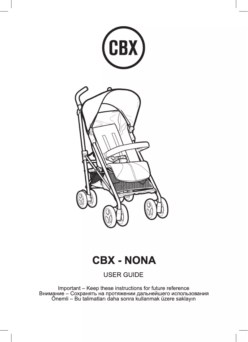 Page 1 de la notice Manuel utilisateur Cybex Nona