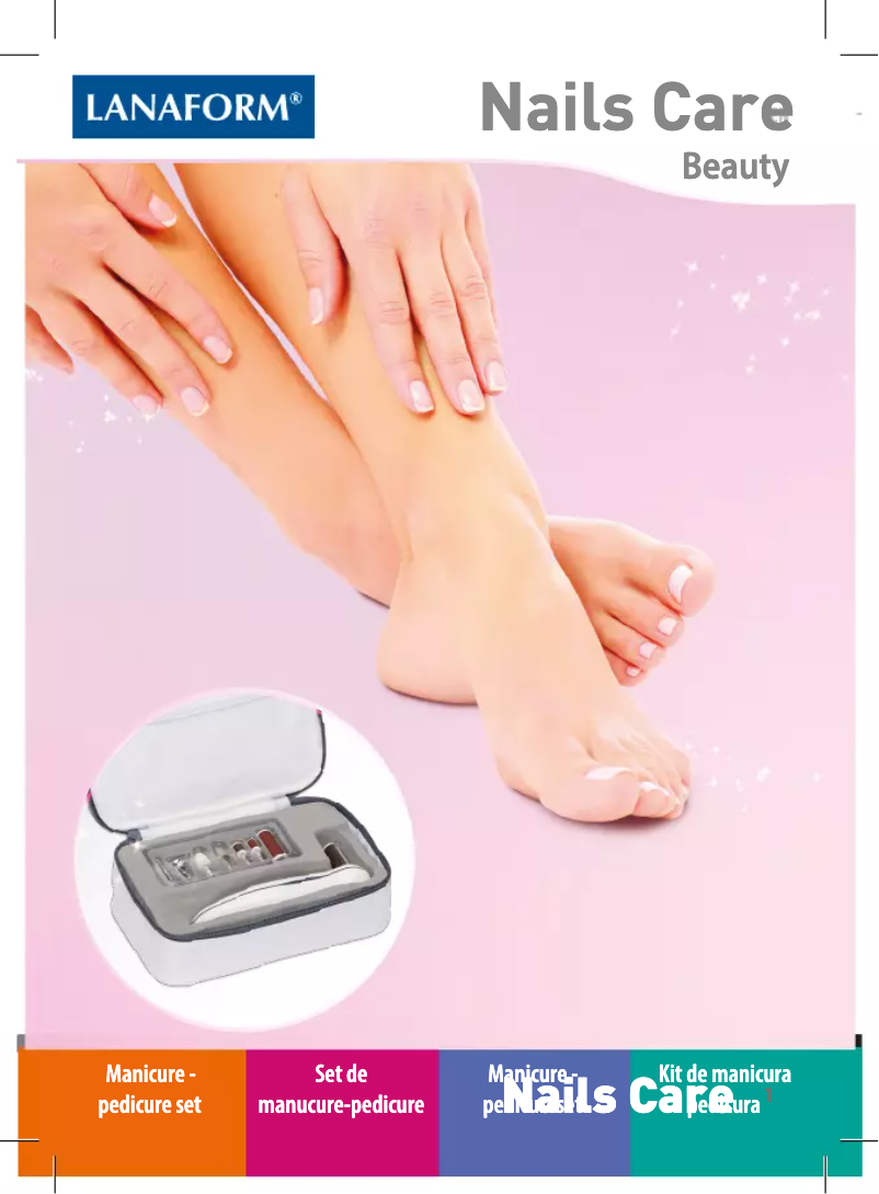 Page 1 of the manual User Manual Lanaform Nails Care LA130510