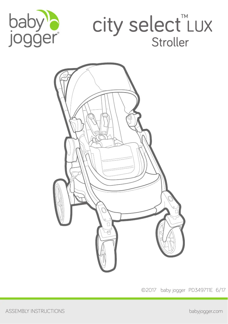Page 1 of the manual User Manual Baby Jogger City Select Lux