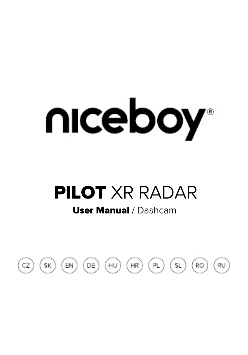 First page image of the manual for PILOT XR Radar