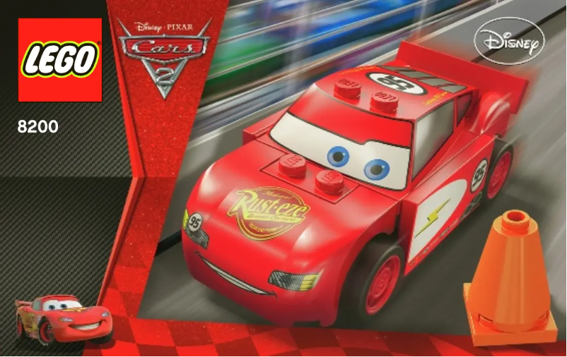 First page image of the manual for Radiator Springs Lightning McQueen