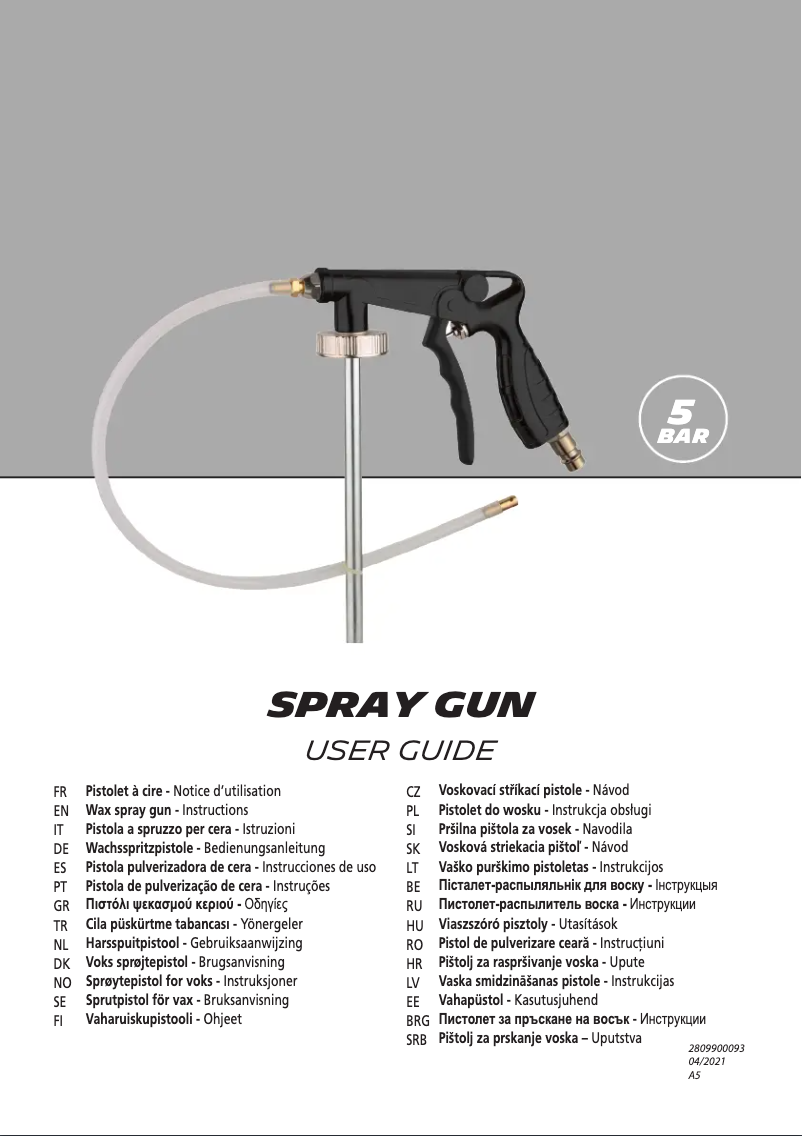 Page 1 of the manual User Manual Abac G-531