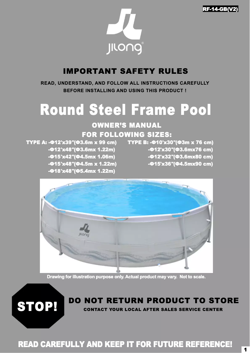 First page image of the manual for Round Steel (540x122)