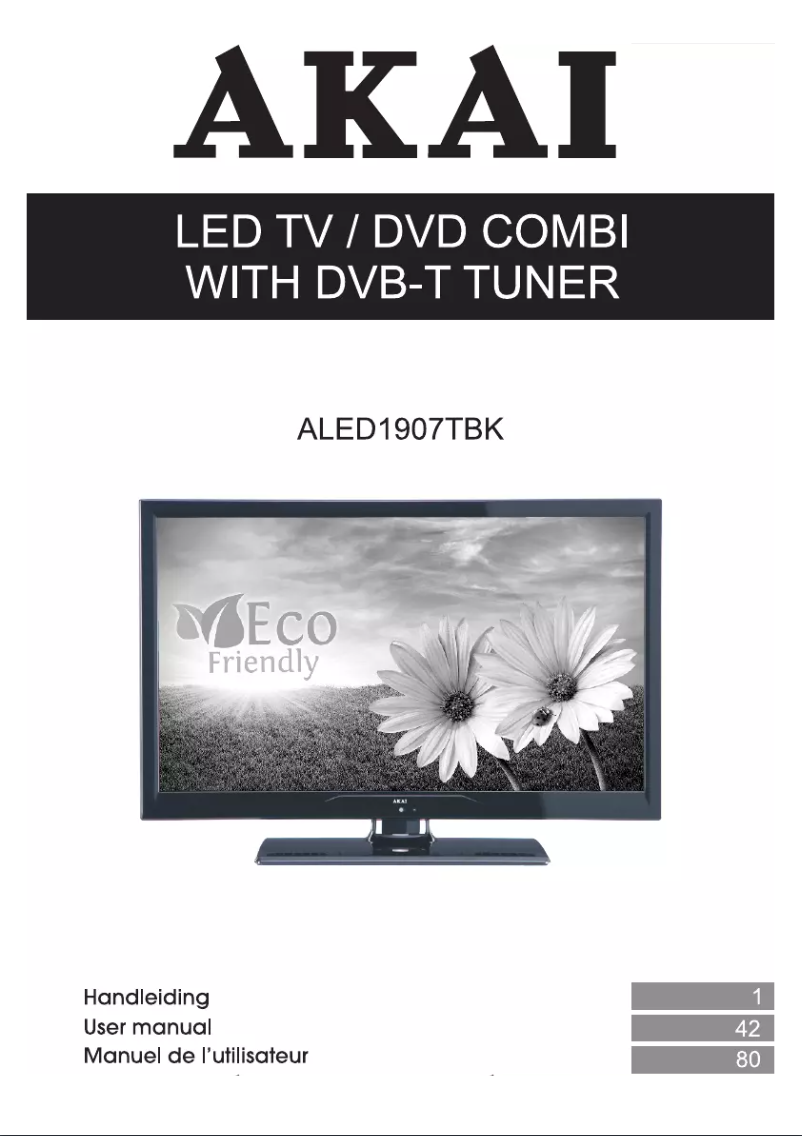 First page image of the manual for ALED1907TBK