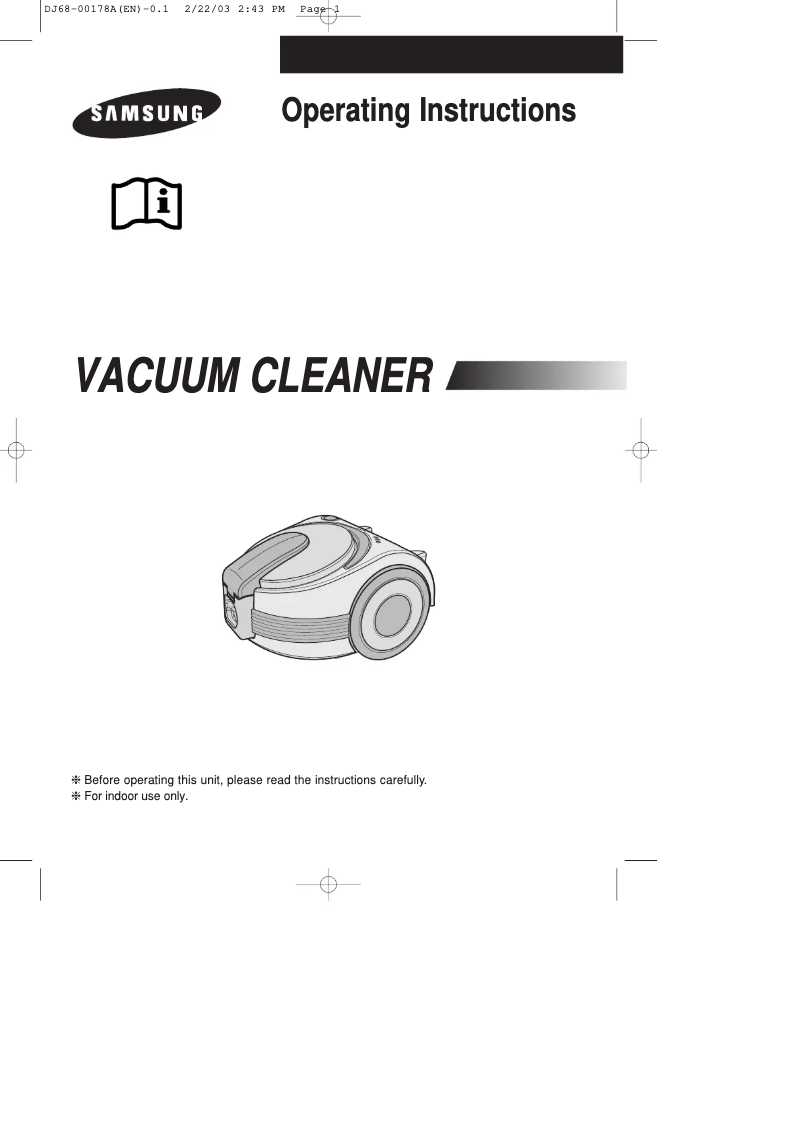 First page image of the manual for SC7060