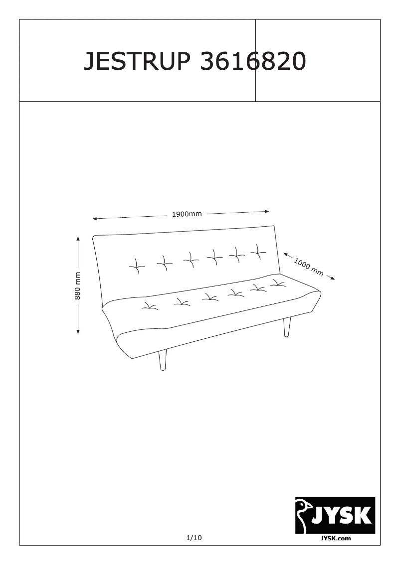 First page image of the manual for Jestrum