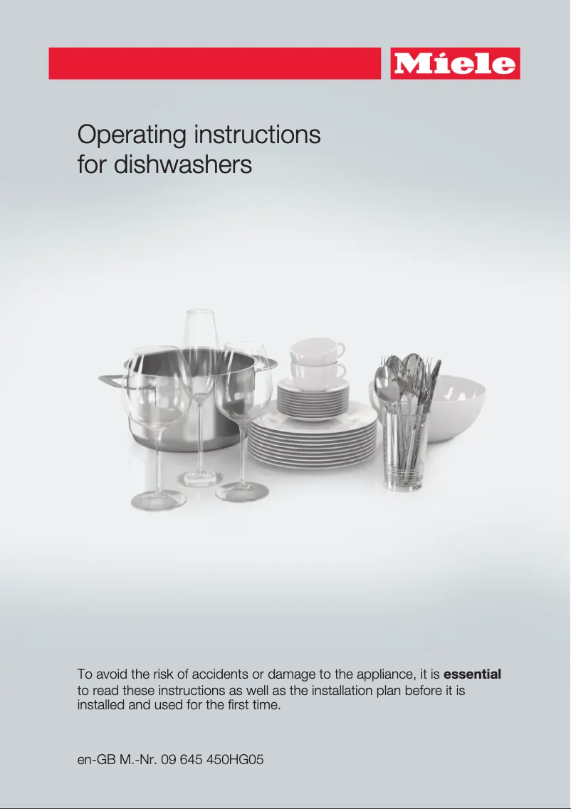 First page image of the manual for G6100 SC BRWS