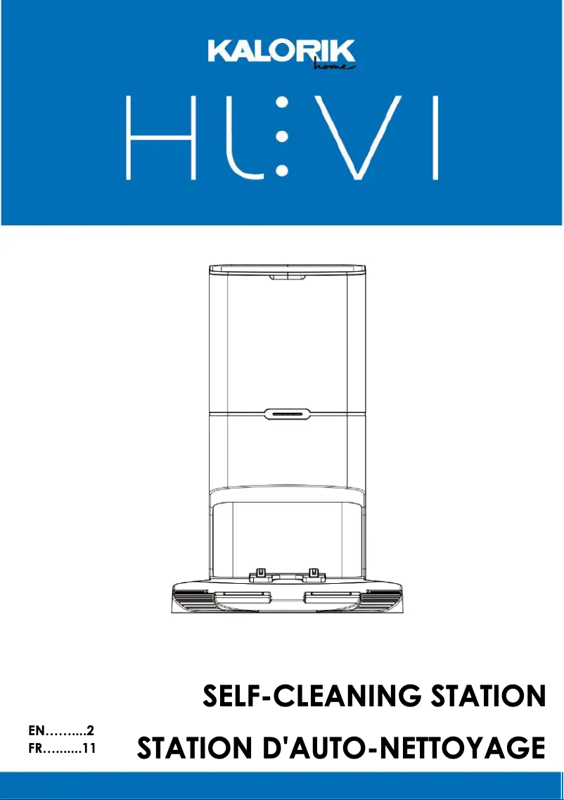 First page image of the manual for HUVI VCS 51019 BK