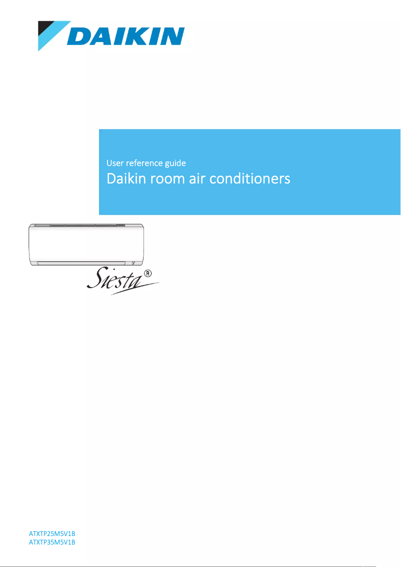 First page image of the manual for ATXTP25M5V1B