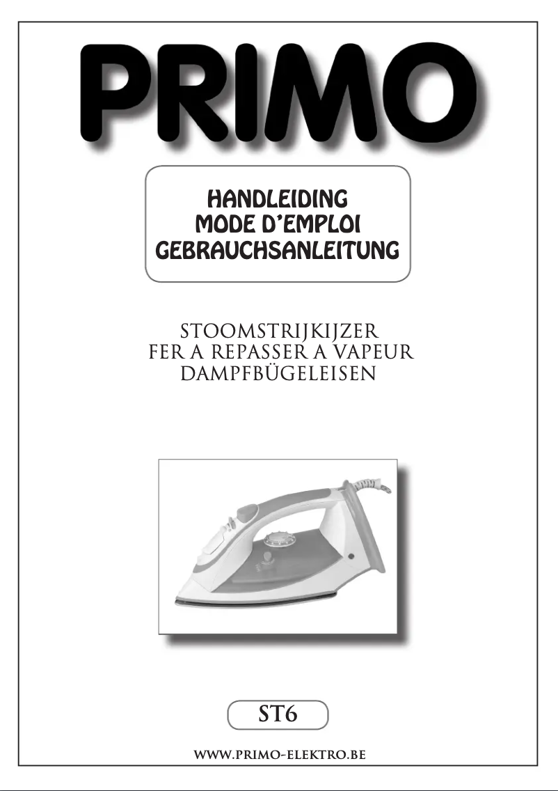 Page 1 of the manual User Manual Primo ST6