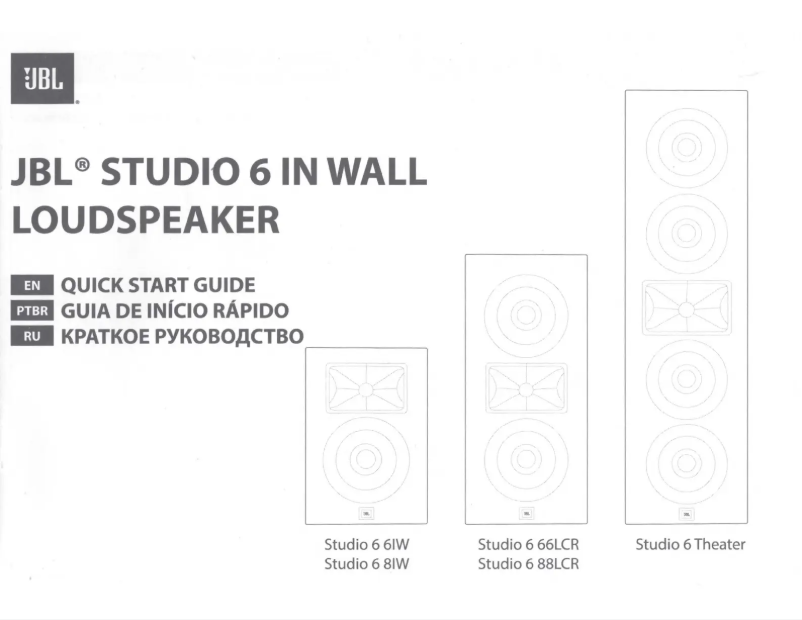 First page image of the manual for Studio 6 Theater