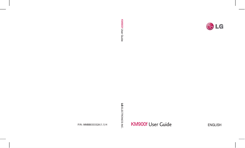 First page image of the manual for KM900 Arena