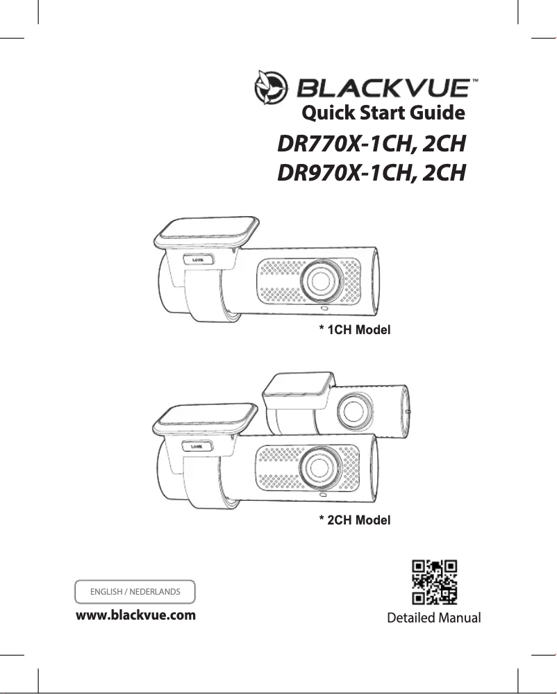 Page 1 of the manual User Manual BlackVue DR770X-2CH