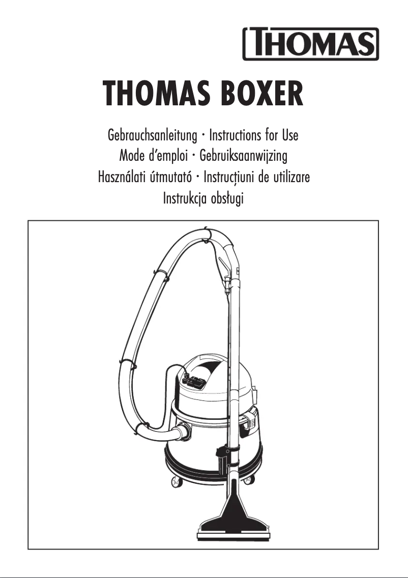 Page 1 of the manual User Manual Thomas Boxer