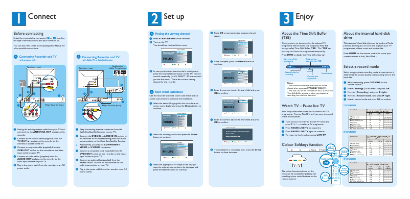 First page image of the manual for DVDR5590H