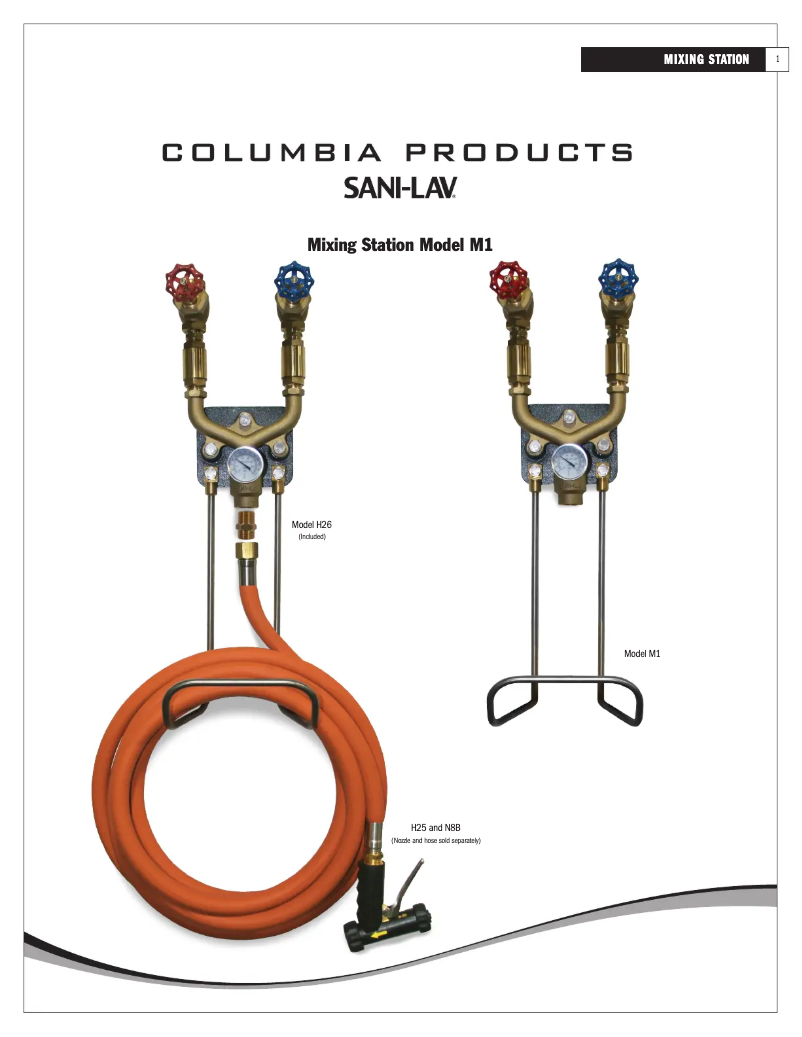 Image de la première page du manuel de l'appareil M1