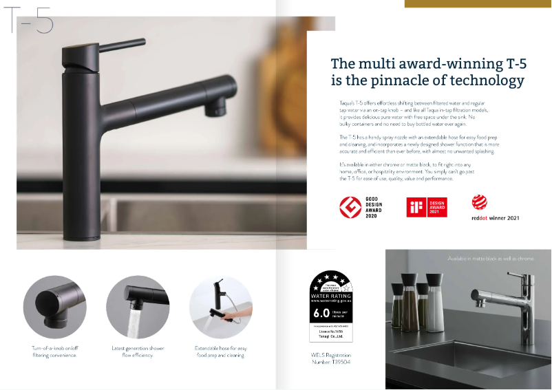 Page 1 of the manual User Manual Taqua T-5