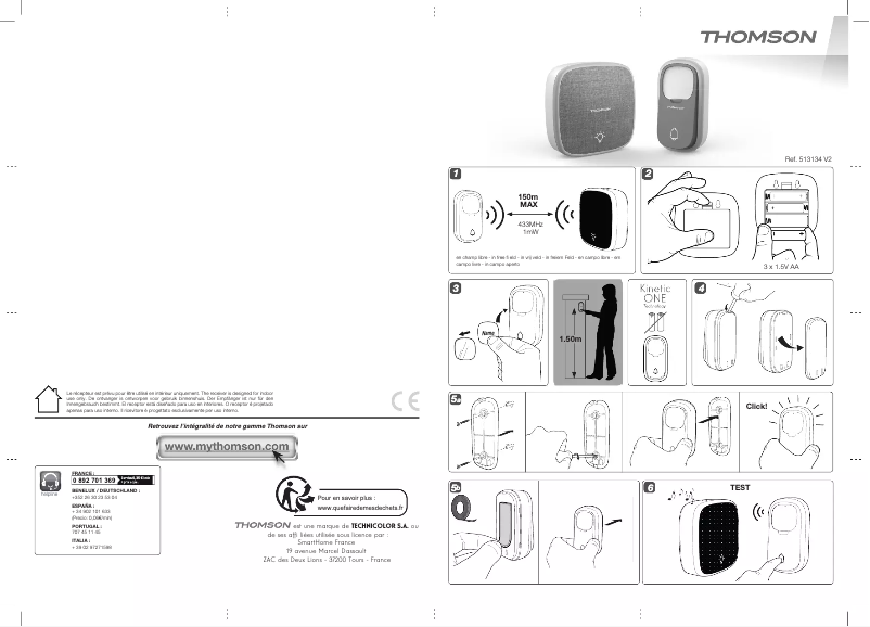 First page image of the manual for 513134