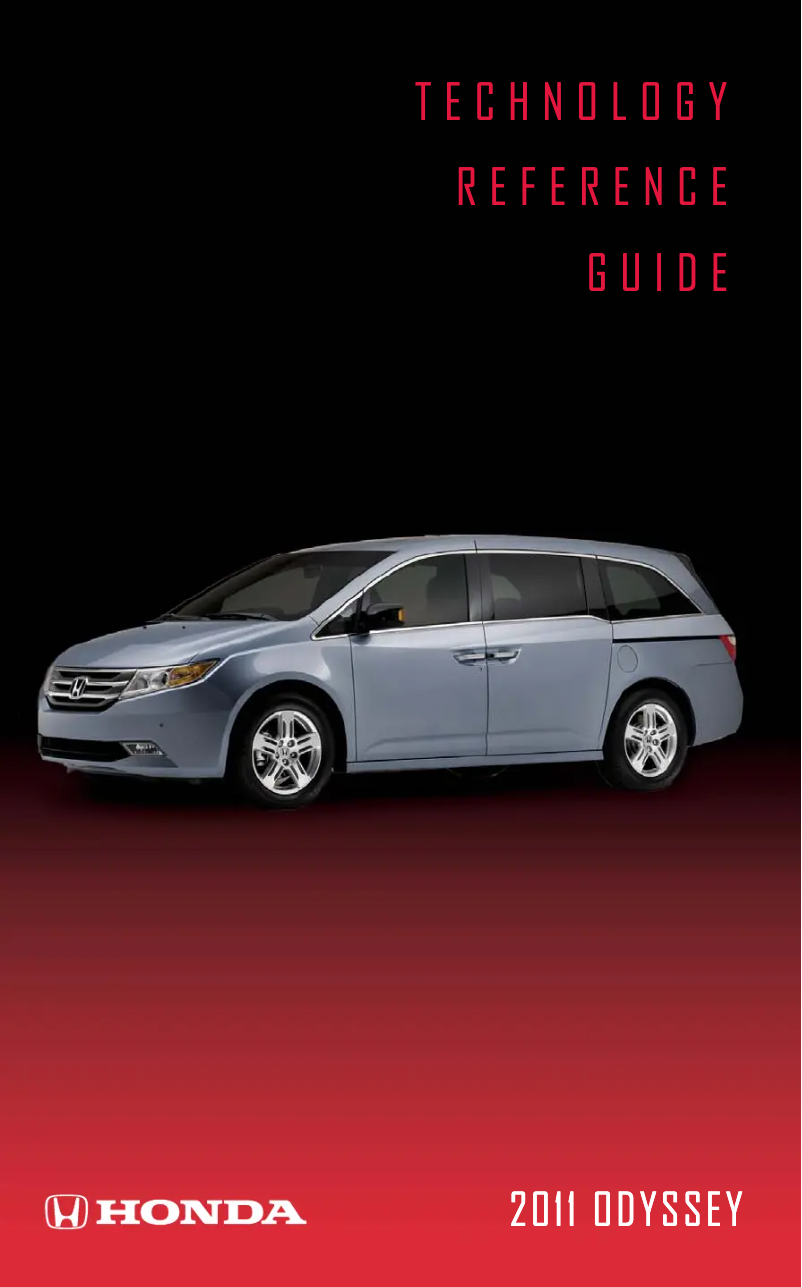 Page 1 of the manual Quick Start Guide Honda Odyssey (2011)