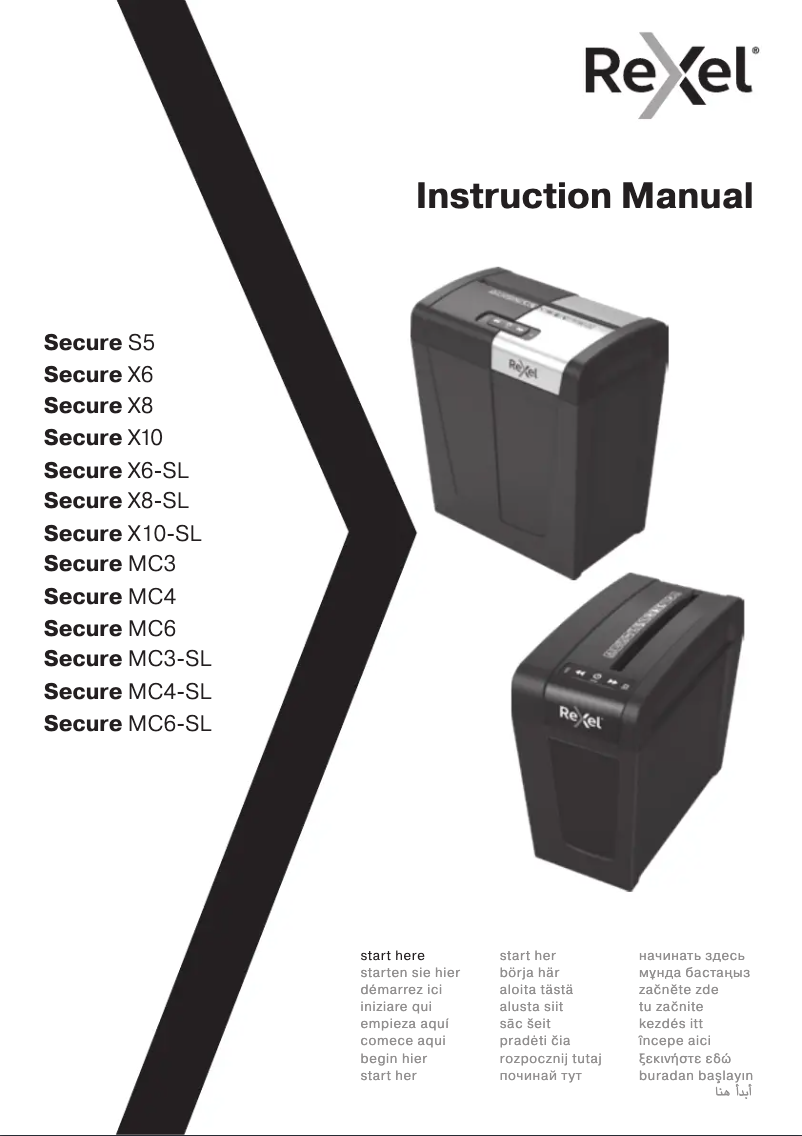 First page image of the manual for Secure MC4