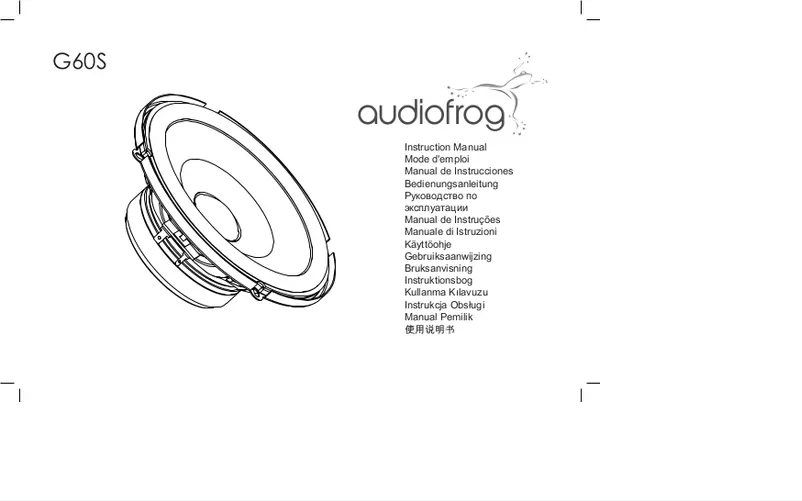 First page image of the manual for G60S