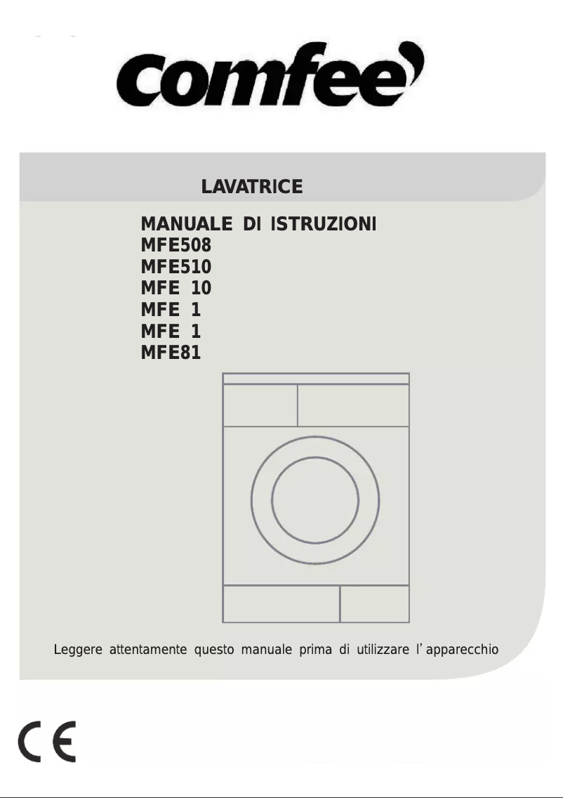 First page image of the manual for MFE812