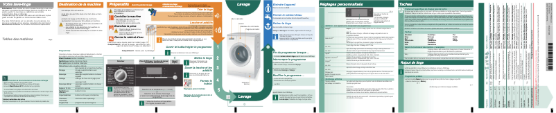 First page image of the manual for WM14S7B2EU