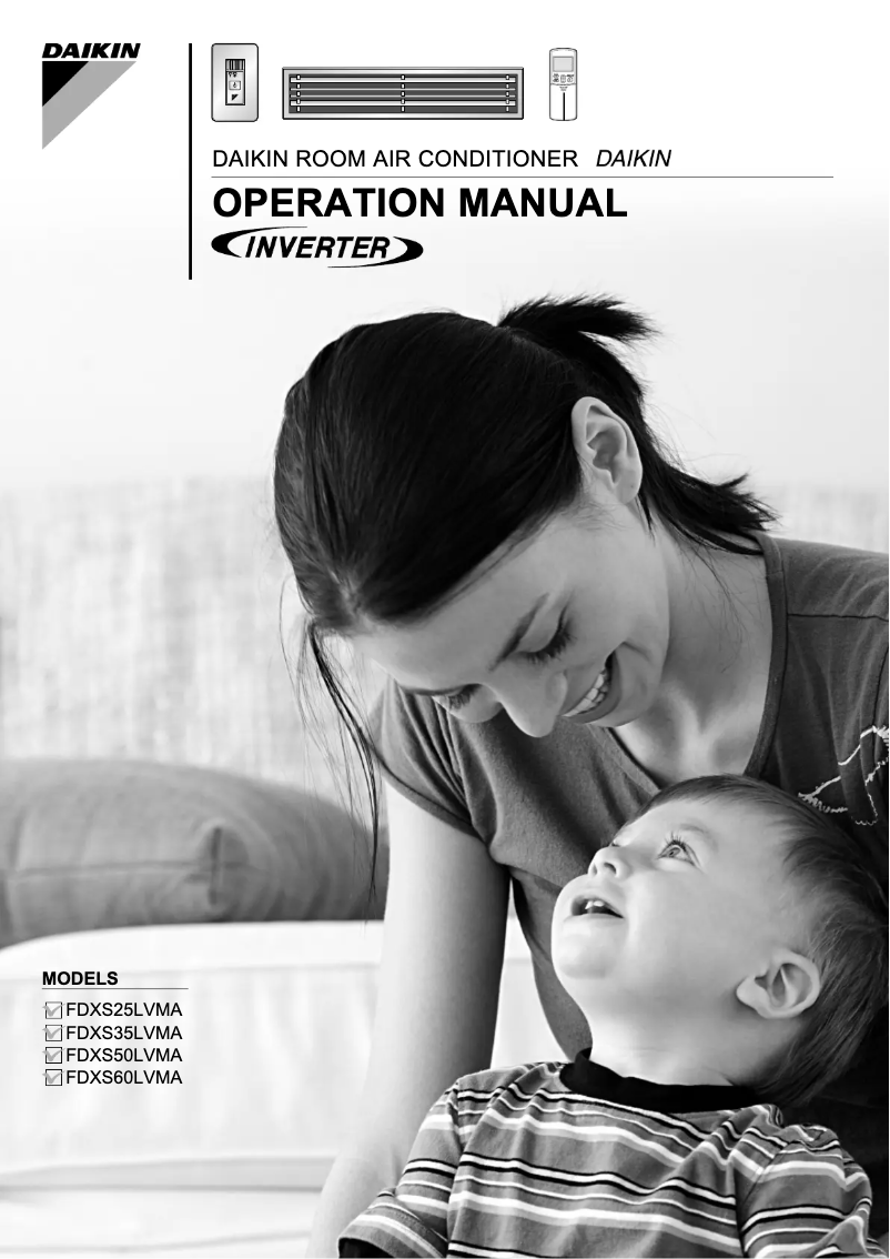 First page image of the manual for FDXS35LVMA