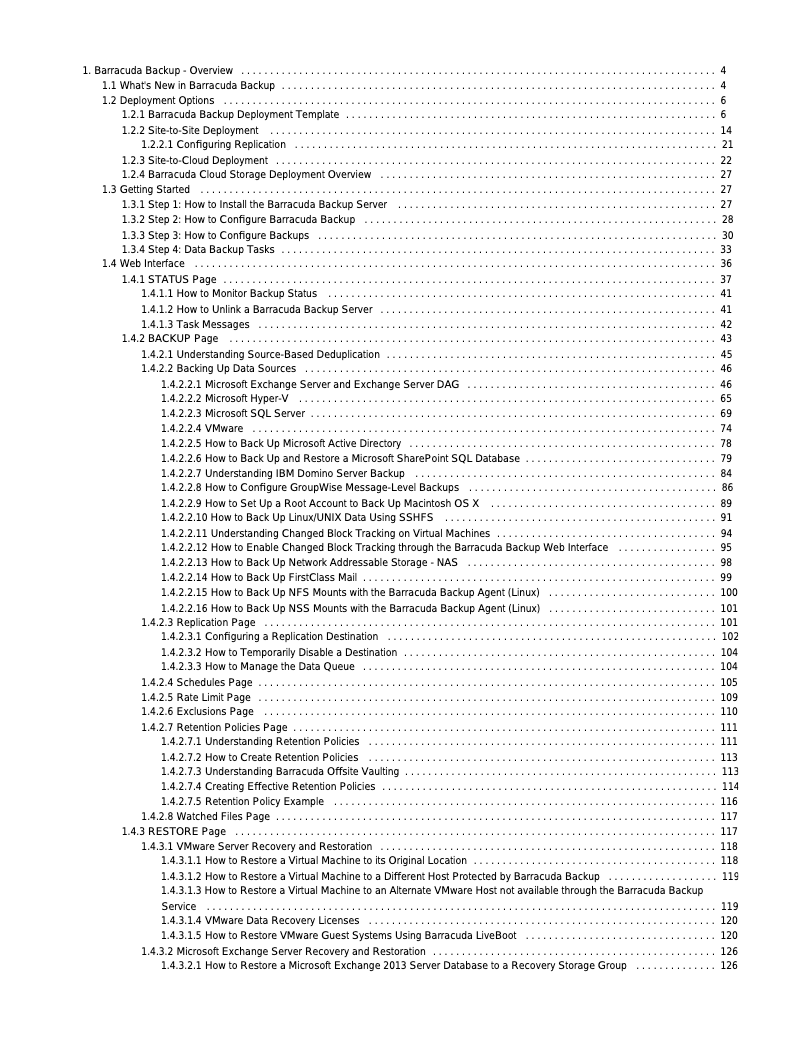 First page image of the manual for Backup Server 990