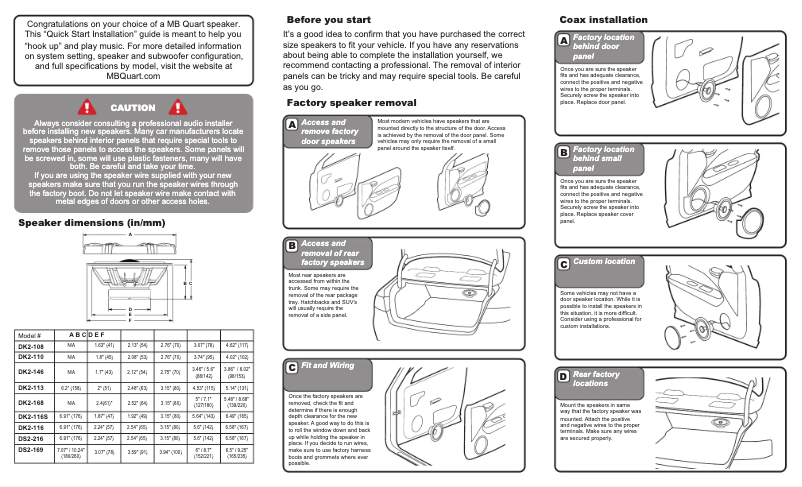 First page image of the manual for Discus DS2-216