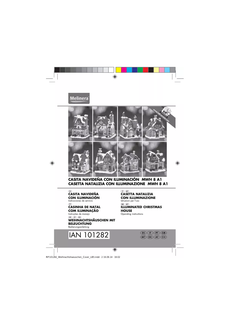 Page 1 of the manual User Manual Melinera MWH 8 A1