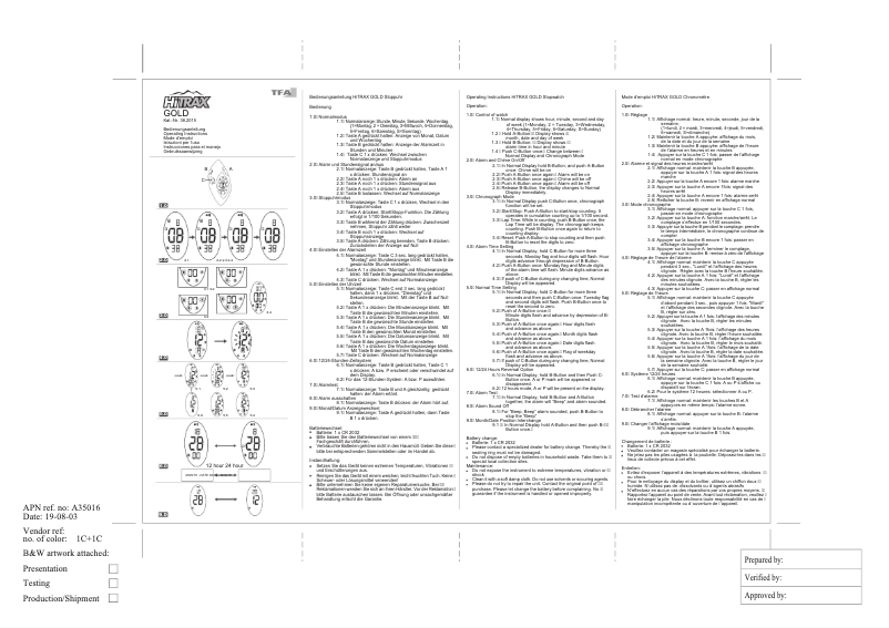 Image de la première page du manuel de l'appareil 38.2015